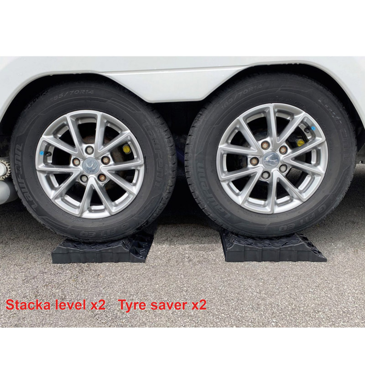 Milenco Nivåklosser Stacka Level 9 Twin i gruppen Campingvogn & Bobilt / Chassis / Nivåklosser hos Campmarket (79714)