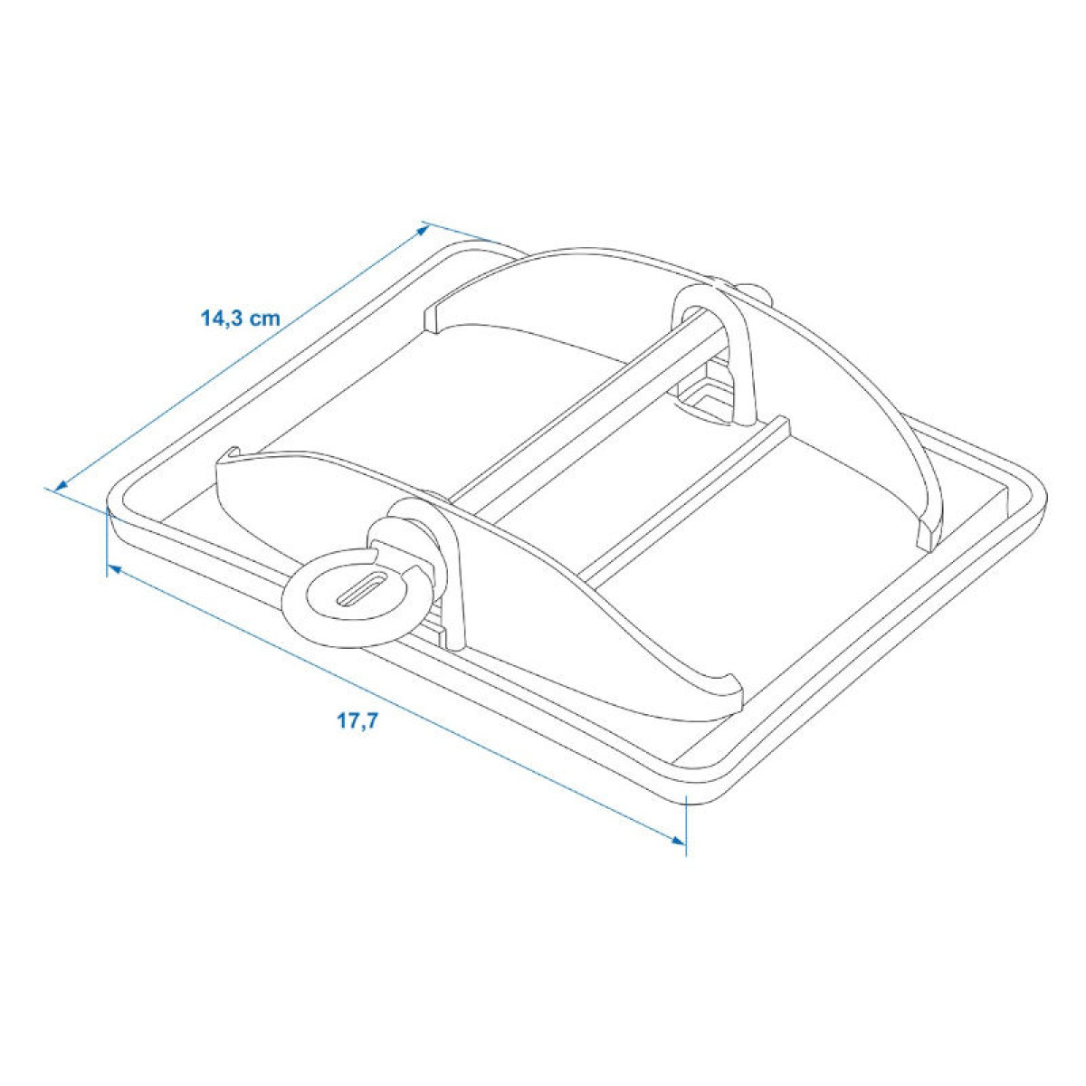 ProPlus Støttebenfot Jumbo Sett med 4 stk i gruppen Campingvogn & Bobilt / Chassis / Støtteben hos Campmarket (79735)