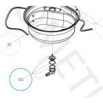 Dometic Avløpsbeslag Til Servant CE2000