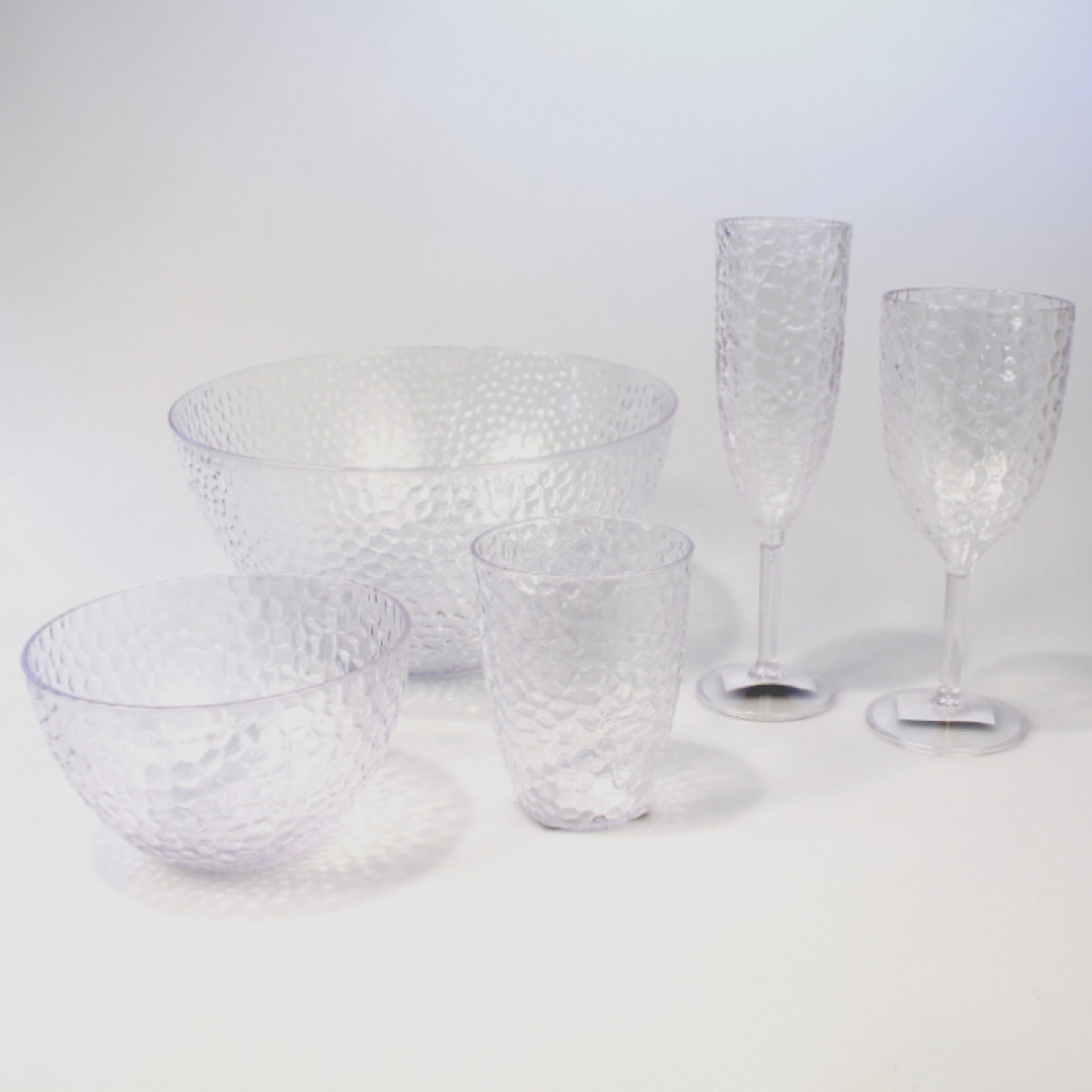 Vinglass Bobler i gruppen Husholdning & Kjøkken / Glass & Krus / Vinglass hos Campmarket (79786)