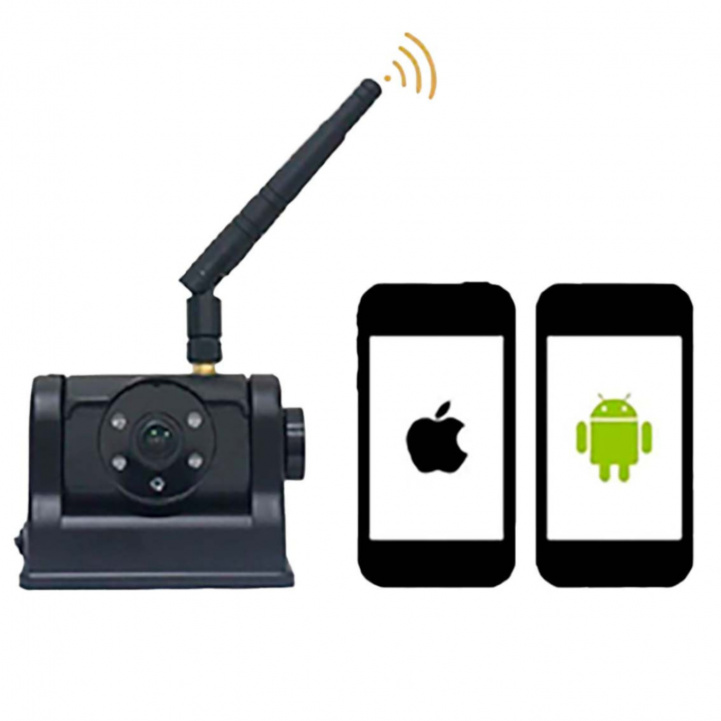 Bevocam Wifi Bakkamera i gruppen Campingvogn & Bobilt / Elektronikk / TV, Bilde & Lyd / Bakkamera hos Campmarket (79868)