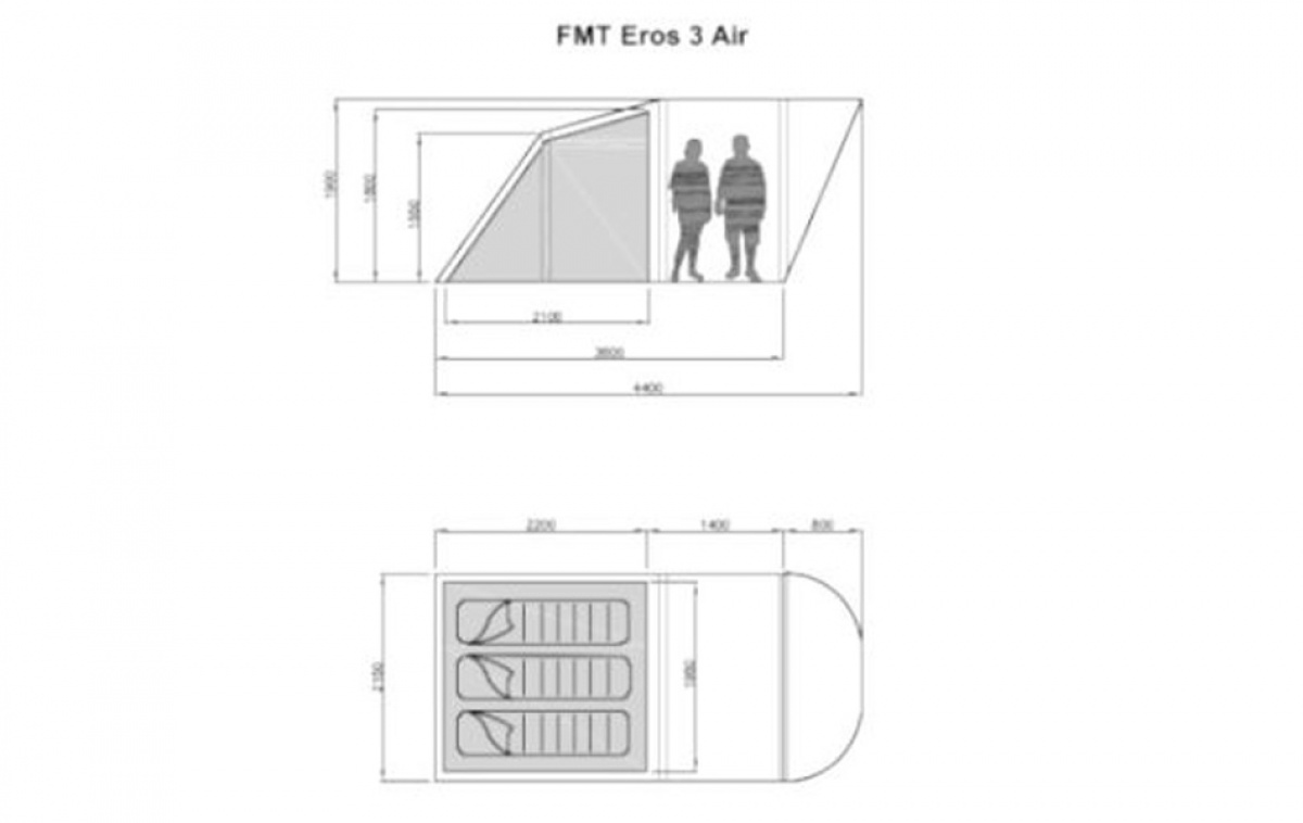 FMT Eros 3 Air i gruppen Utendørs / Campingtelt hos Campmarket (80043)