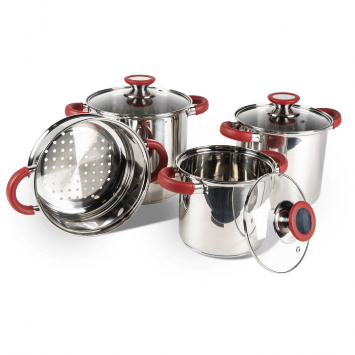 Kampa Kasserolle-sett Deluxe i gruppen Husholdning & Kjøkken / Kjøkkenutstyr / Kasseroller og Panner hos Campmarket (80106)