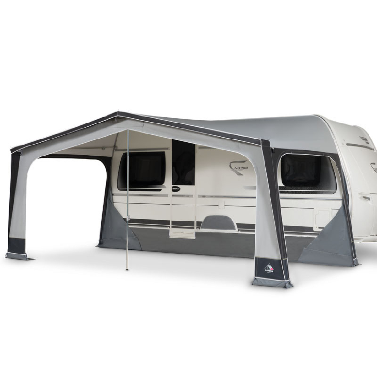 Doréma Monza 240 Deluxe Antracit i gruppen Fortelt & Markiser / Fortelt Campingvogn / A-måttstelt / Dyp 2,4m hos Campmarket (80137)