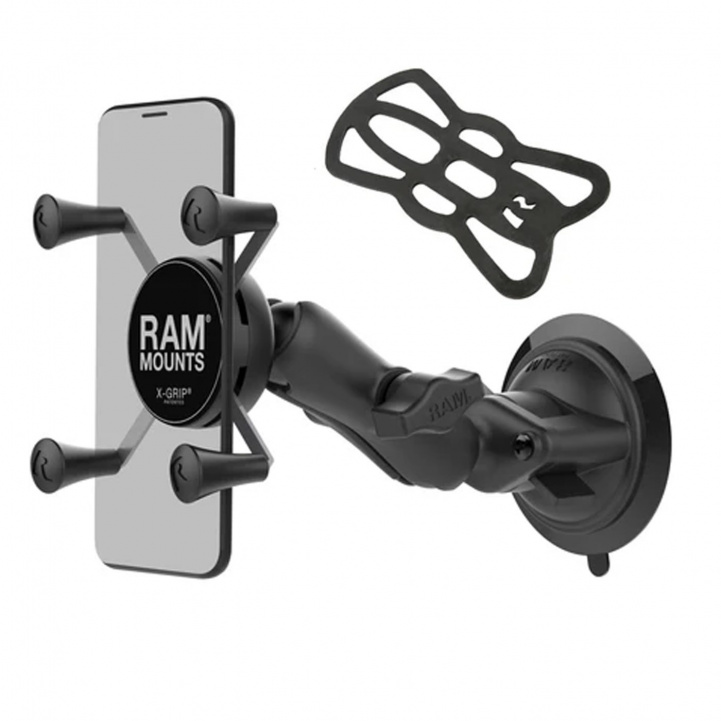 RAM Mounts X-Grip Telefonholder med Sugekopp Medium i gruppen Annet / Tilbehør til telefon og nettbrett hos Campmarket (80215)