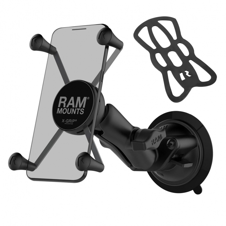 RAM Mounts X-Grip Telefonholder Sugekopp Stor i gruppen Annet / Tilbehør til telefon og nettbrett hos Campmarket (80216)