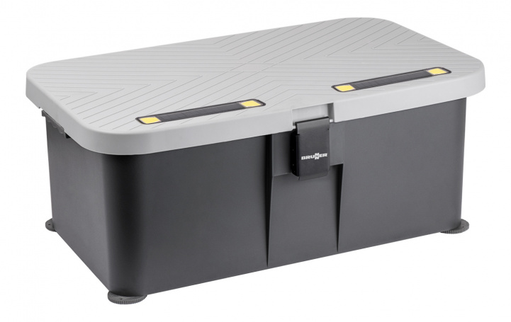 Brunner Fotsteg Med Oppbevaring i gruppen Campingmøbler / Fotspor / Enkel trapp hos Campmarket (80243)