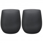 Drikkeglass Black Satin 35 cl 2-p