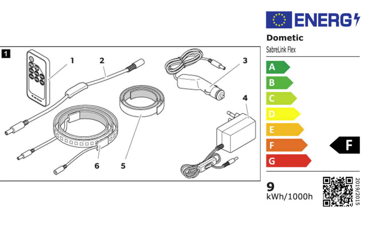 Dometic SabreLink Flex Starter EU i gruppen Utendørs / Campingtelt / Tilbehør Campingtelt hos Campmarket (80374)