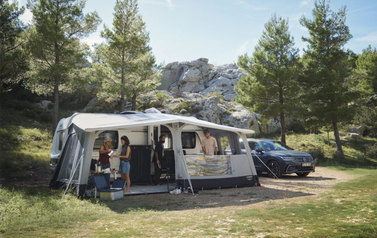 Dometic Residence Air Tour i gruppen Fortelt & Markiser / Fortelt Campingvogn / Lufttelt Campingvogn / A-måltilpassede Lufttelt Campingvogn hos Campmarket (80485)