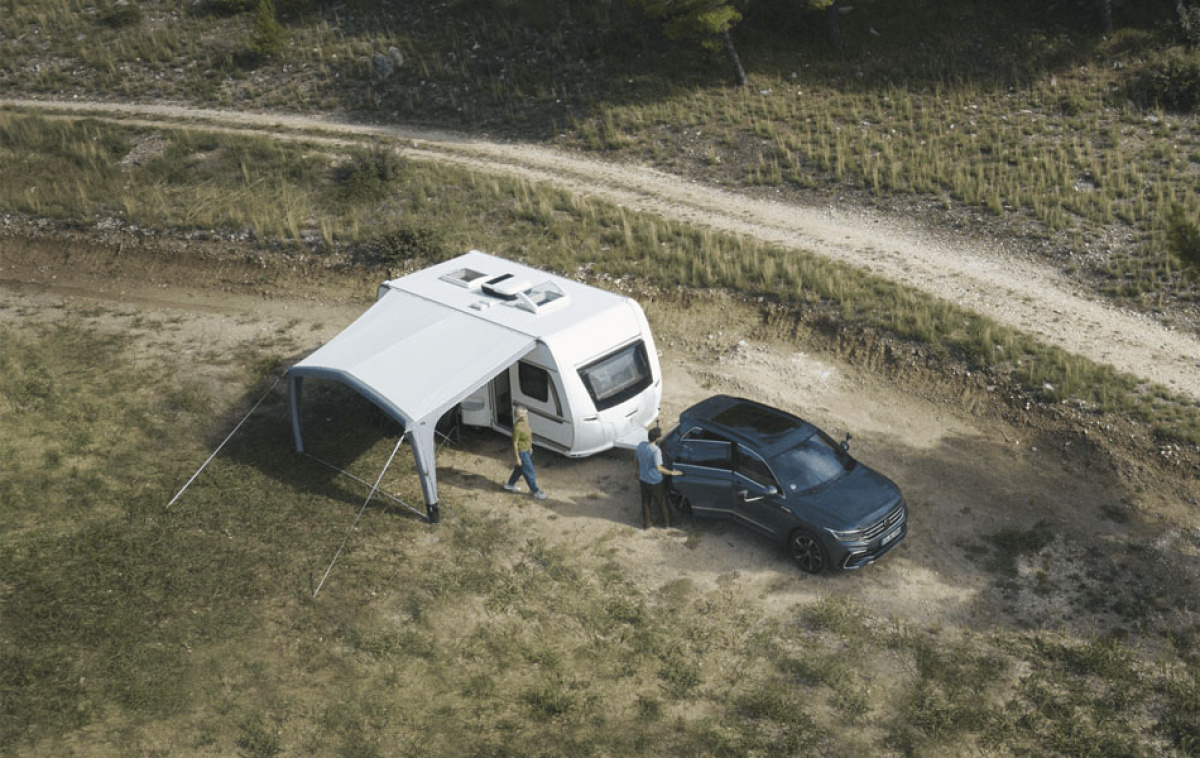 Dometic Sunshine Air Tour i gruppen Fortelt & Markiser / Markiser / Campingvognmarkiser / Luftmarkise hos Campmarket (80496)