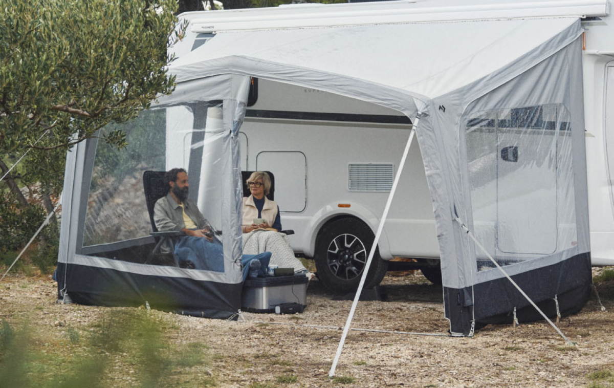 Dometic Sunshine Air Tour i gruppen Fortelt & Markiser / Markiser / Campingvognmarkiser / Luftmarkise hos Campmarket (80496)