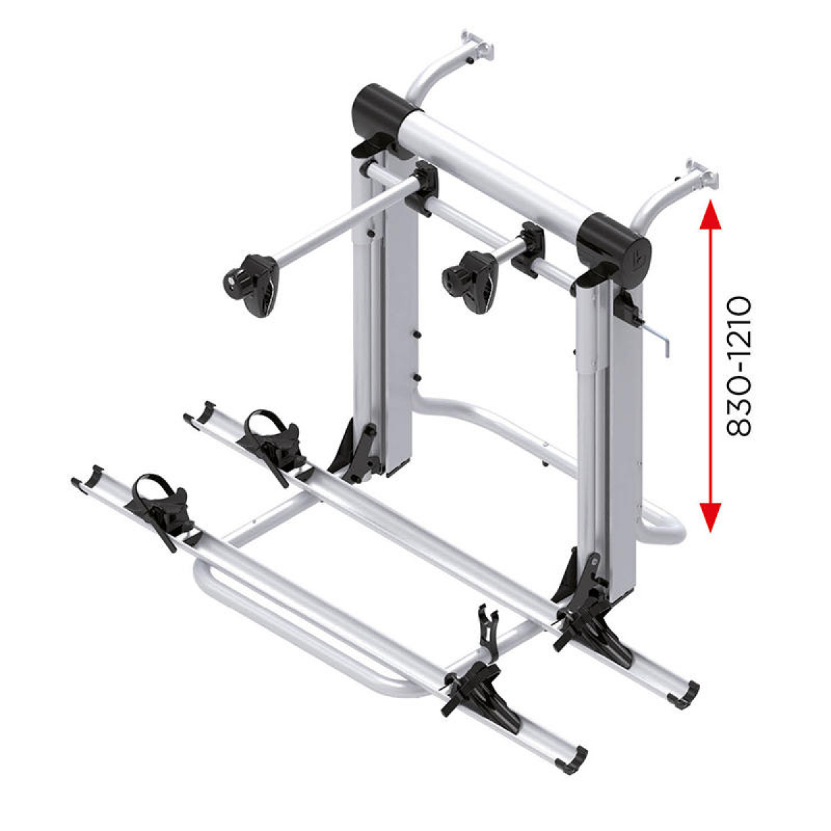 Elektrisk sykkelholder BR-System Short i gruppen Campingvogn & Bobilt / Chassis / Sykkelstativ / Vegghengt hos Campmarket (80587)