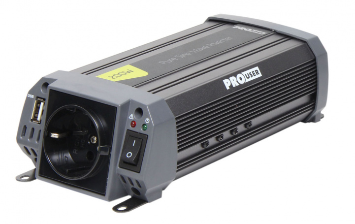 Pro-User Inverter 200W i gruppen Campingvogn & Bobilt / Elektronikk / Batterier & Omformere / Inverter & Omformer hos Campmarket (80595)