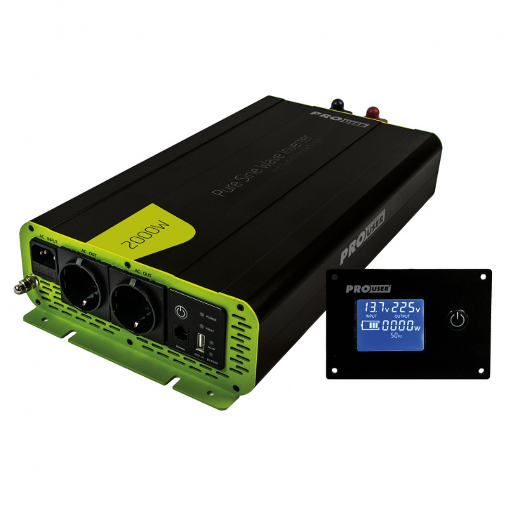 Pro-User Inverter 2000W PSI2000TX i gruppen Campingvogn & Bobilt / Elektronikk / Batterier & Omformere / Inverter & Omformer hos Campmarket (80602)