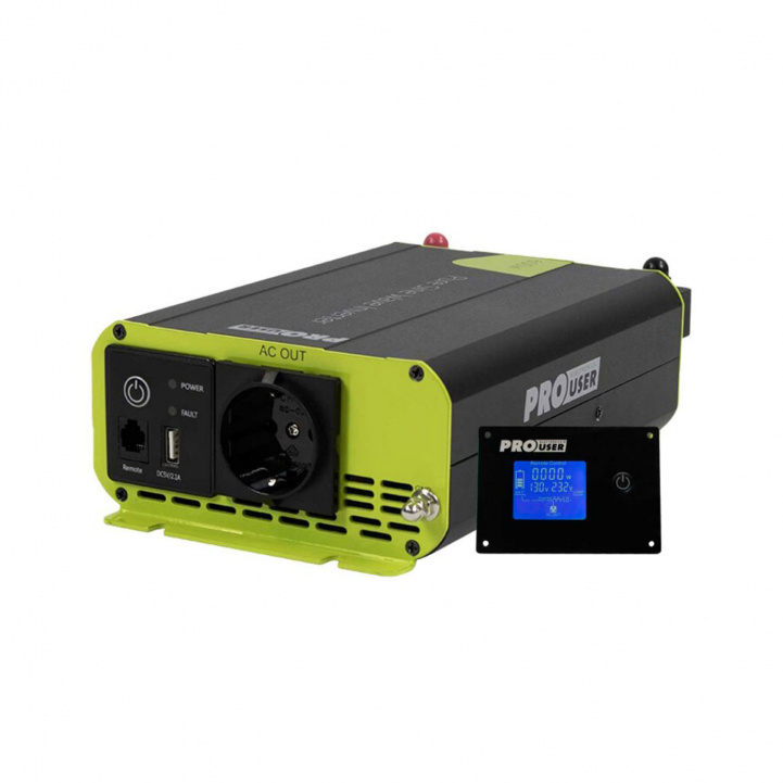 Pro-User Inverter 600W PSI600 i gruppen Campingvogn & Bobilt / Elektronikk / Batterier & Omformere / Inverter & Omformer hos Campmarket (80607)