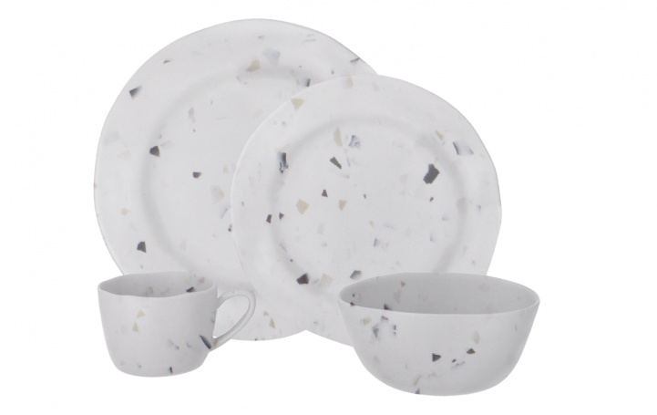 Soria Melaminservise 16 deler i gruppen Husholdning & Kjøkken / Servering / Serviser hos Campmarket (80614)