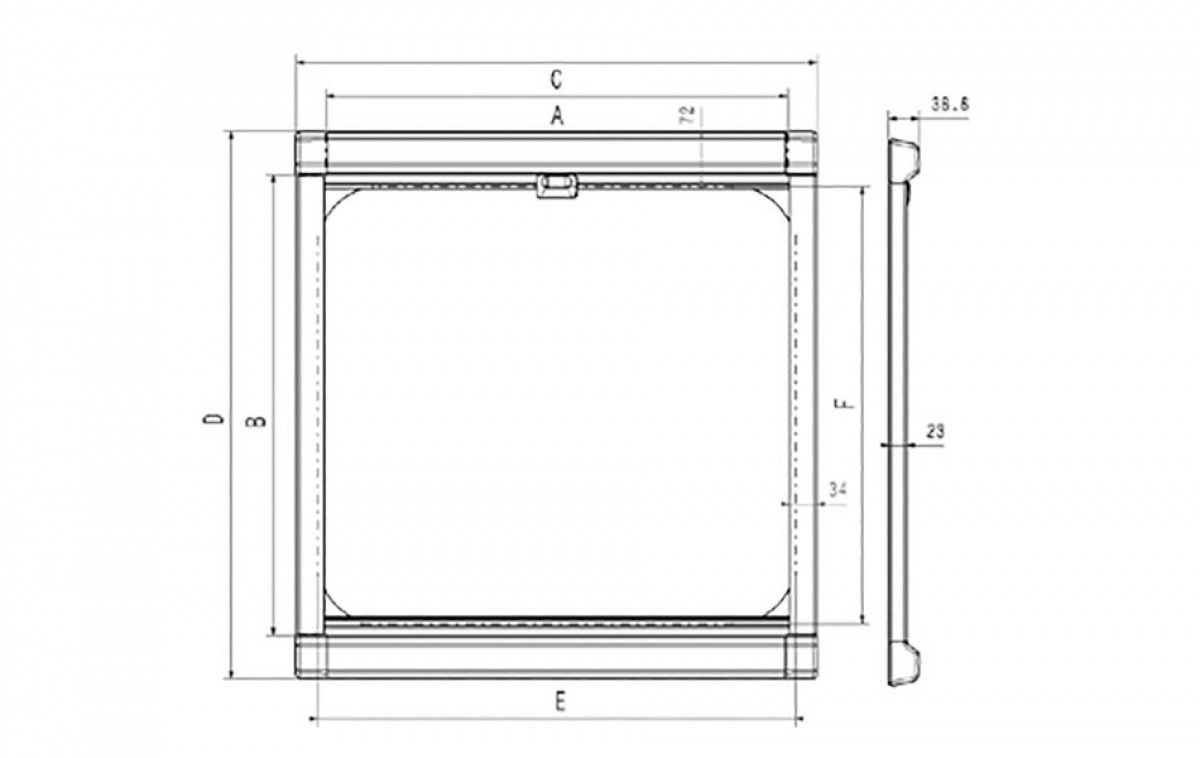 Dometic Rullegardin DB1R i gruppen Campingvogn & Bobilt / Karosseri / Vindu / Vindustilbehør hos Campmarket (80635)