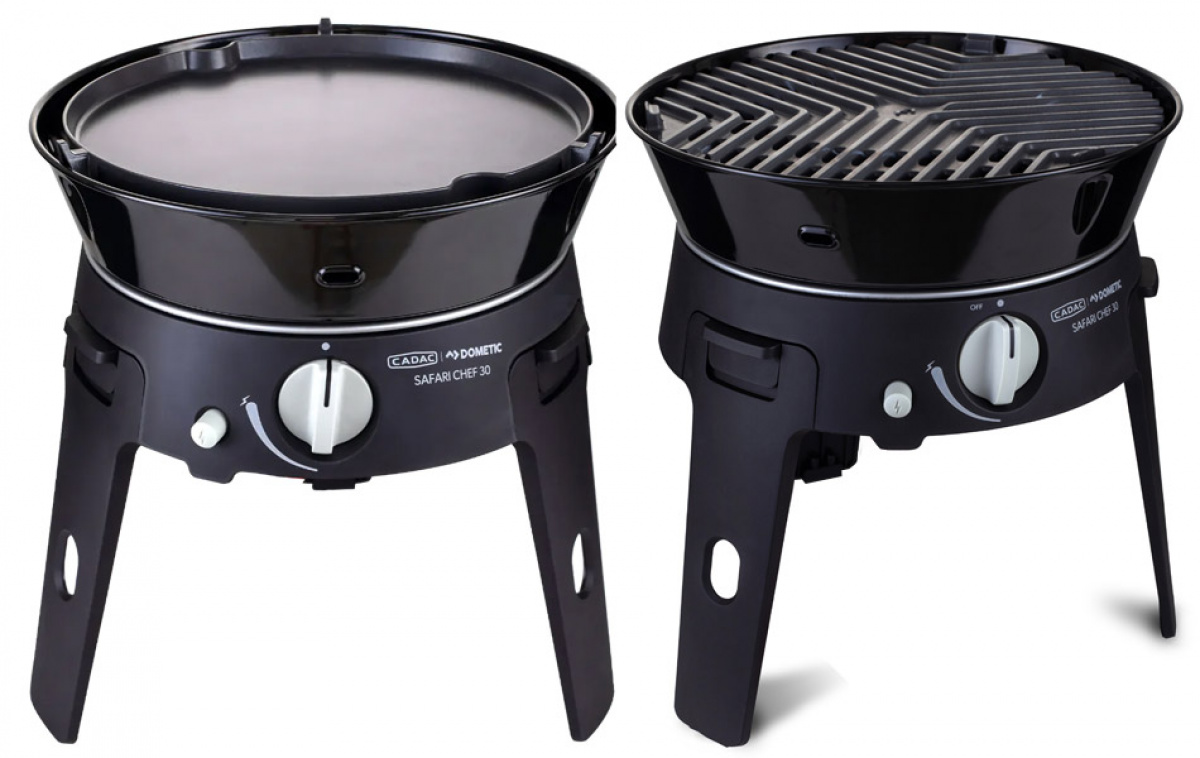 Cadac Safari Chef 30 HP Deluxe Engangsflaske i gruppen Husholdning & Kjøkken / Griller / Gassgrill hos Campmarket (80765)