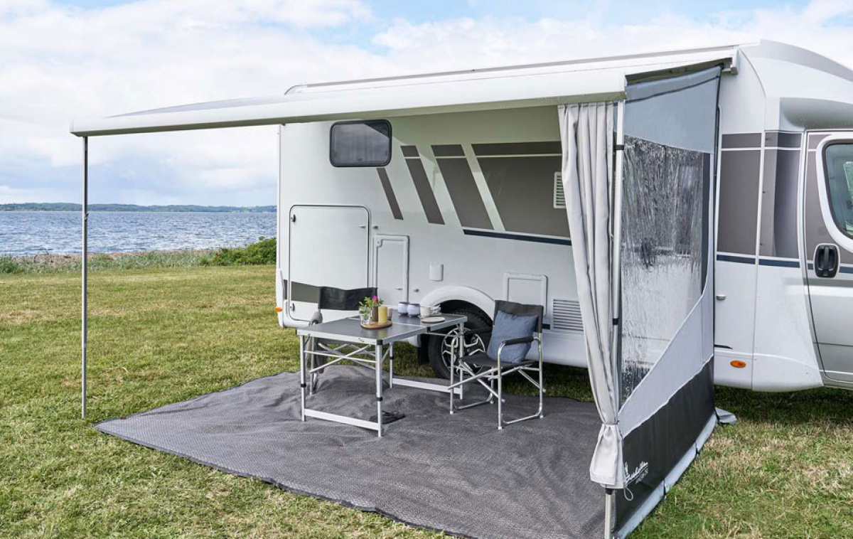 Isabella Frontgardin Shade 144x170 cm i gruppen Fortelt & Markiser / Markiser / Campingvognmarkiser / Front & Gavler Campingvognmarkiser / Sider & Fronter Caravanstore XL hos Campmarket (80770)