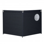 Isabella Vindskjerm Grå 2-delt 232x110 cm