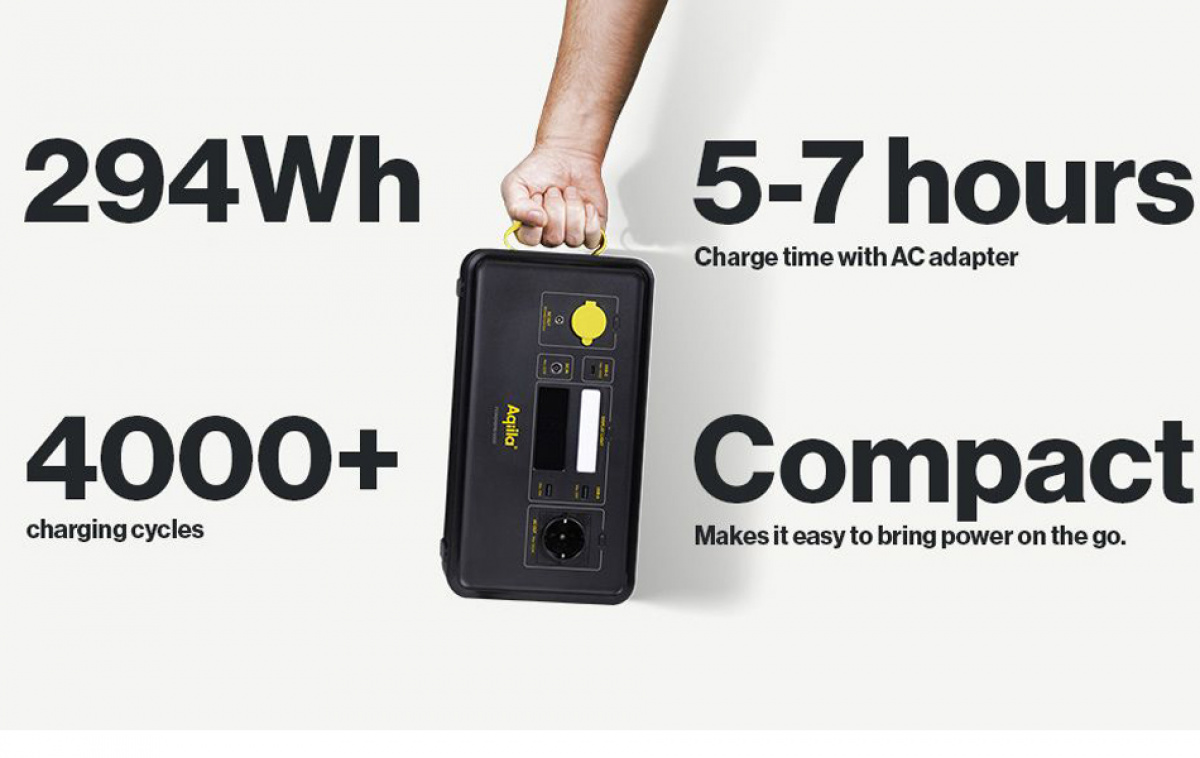 Aqiila Powerbird S-300 i gruppen Campingvogn & Bobilt / Elektronikk / Batterier & Omformere / Batterier hos Campmarket (80795)