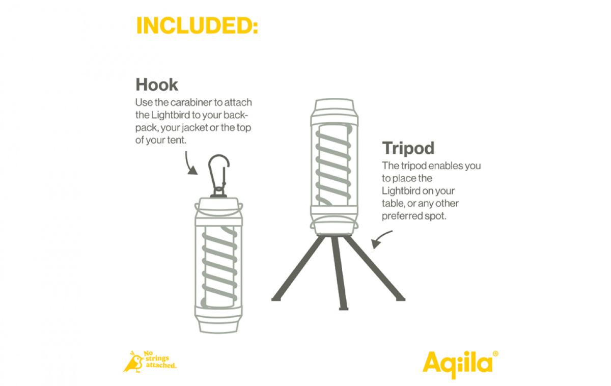 Aqiila Lightbird G1 Lampe Og Lommelykt i gruppen Hjem & Innredning / Belysning & Lykter hos Campmarket (80799)