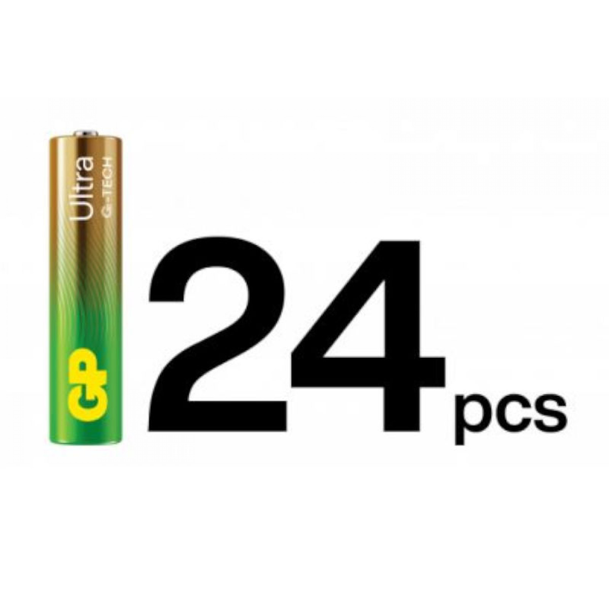Batteri GP Ultra Alkaline AAA 24-pakning i gruppen Campingvogn & Bobilt / Elektronikk / Batterier & Omformere / Batterier hos Campmarket (80801)