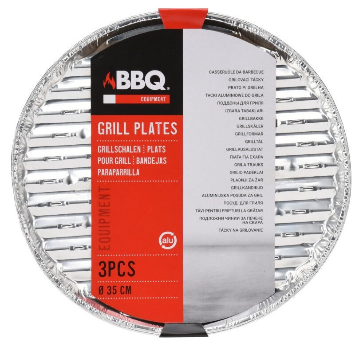 Grillfolie Rund 33cm 3-pakning i gruppen Husholdning & Kjøkken / Griller / Grilltilbehør hos Campmarket (80910)