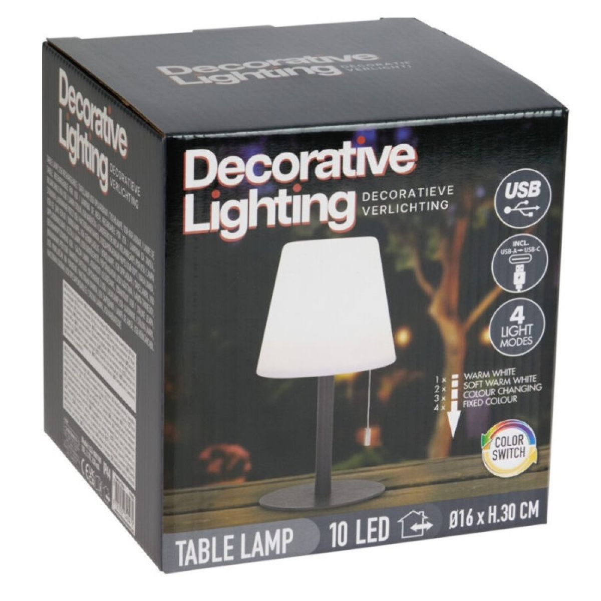Bordbelysning Fargeforandrende i gruppen Hjem & Innredning / Belysning & Lykter hos Campmarket (80914)