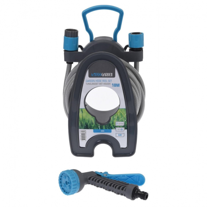 Slangesett Med Veggfeste 10 m i gruppen Vann & Sanitær / Vann / Vannslanger & Slangetromler hos Campmarket (80918)