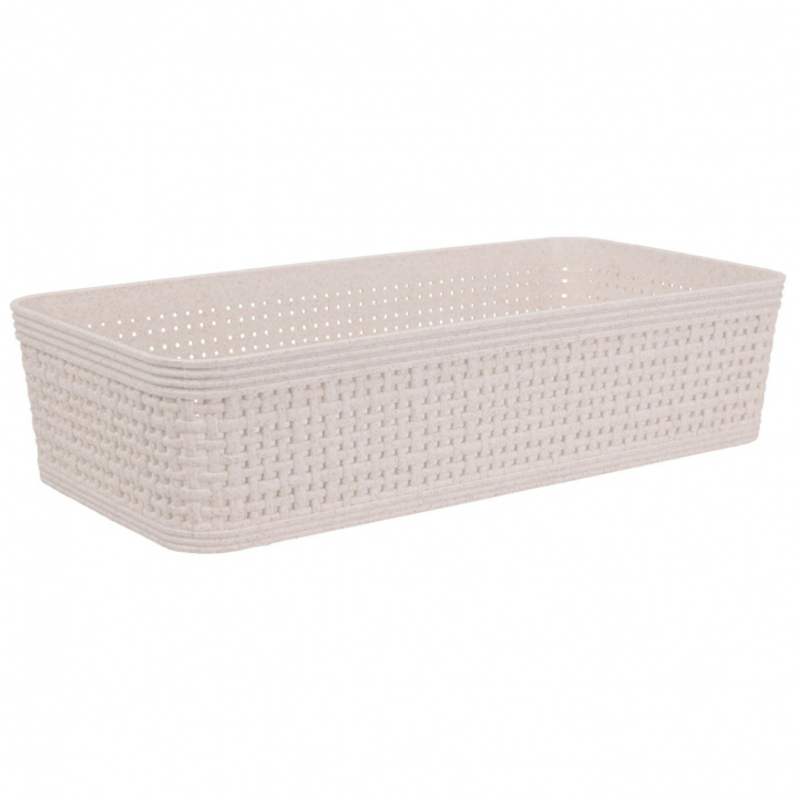 Oppbevaringskurv 25x13 cm 2-pakning i gruppen Hjem & Innredning / Oppbevaring hos Campmarket (80925)