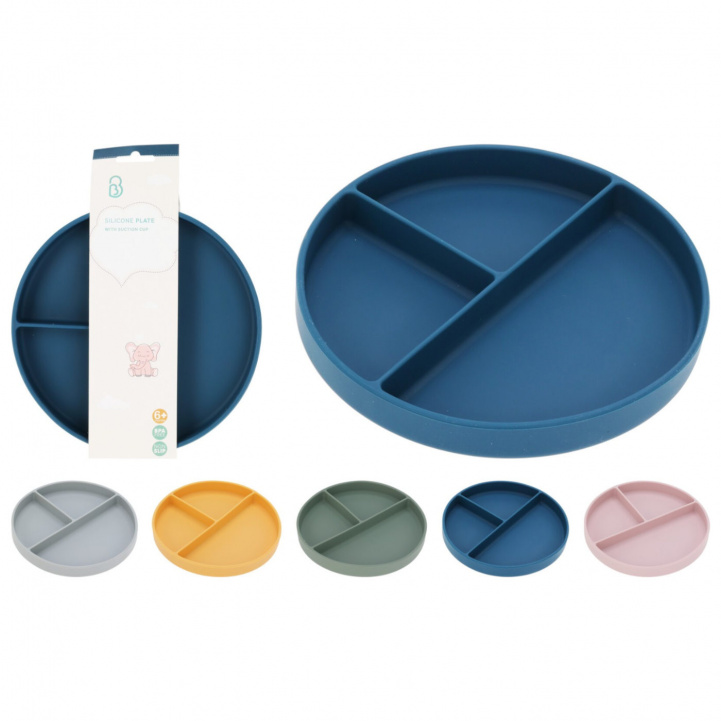 Tallerken 3-Delt i gruppen Husholdning & Kjøkken / Servering / Tallerkener hos Campmarket (80940)