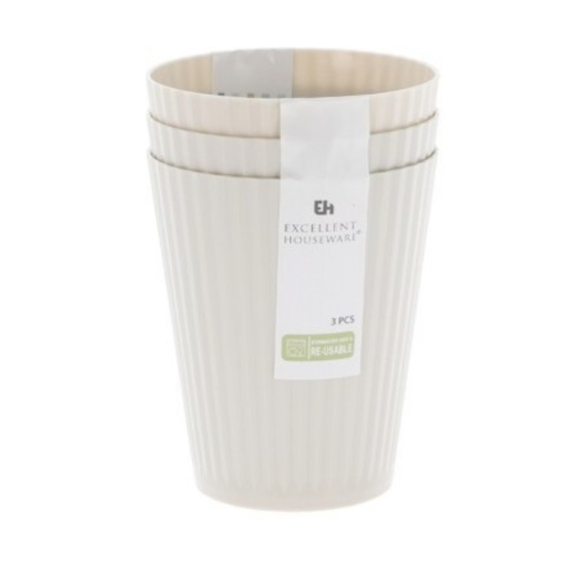 Drikkeglass Stripe i Plast i gruppen Husholdning & Kjøkken / Glass & Krus / Drikkeglass hos Campmarket (80950)