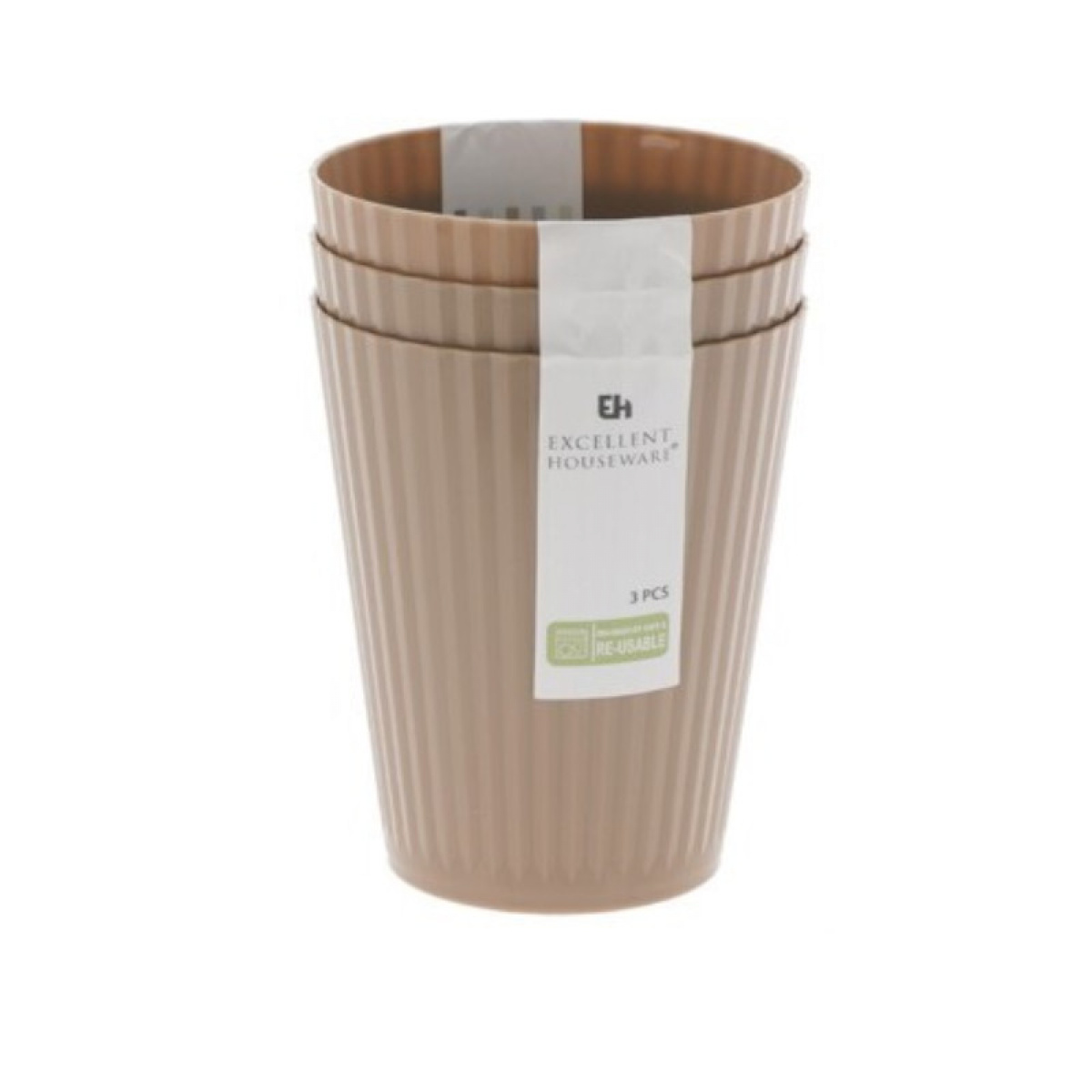 Drikkeglass Stripe i Plast i gruppen Husholdning & Kjøkken / Glass & Krus / Drikkeglass hos Campmarket (80950)