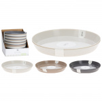 Tallerken Stripe 20cm i Plast 2-pakning