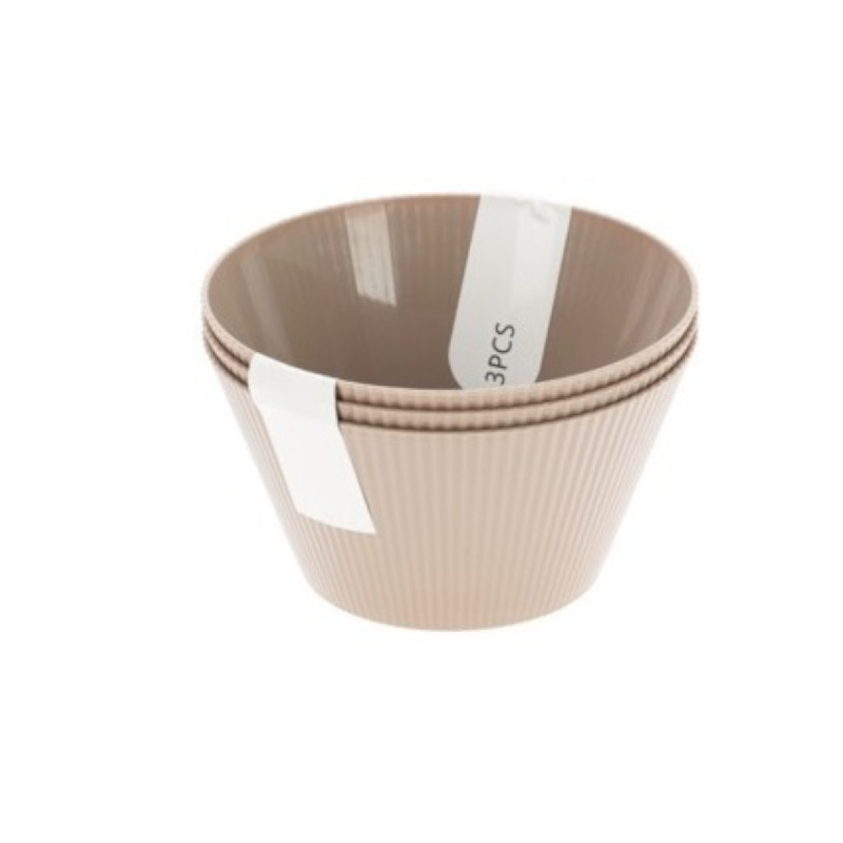 Skål Stripe 12cm i Plast 3-pakning i gruppen Husholdning & Kjøkken / Servering / Skåler hos Campmarket (80953)