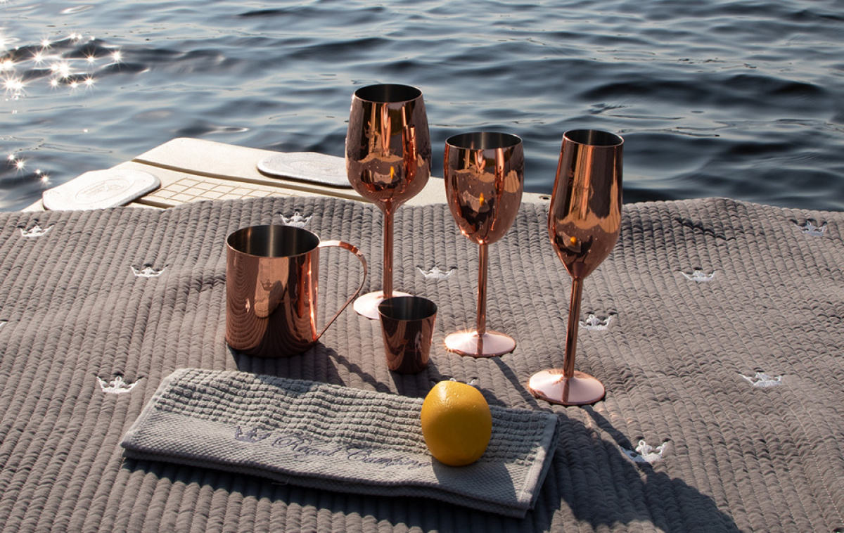 Royal Camping Shotglass Kobberbelagt 2-pakning i gruppen Husholdning & Kjøkken / Glass & Krus / Nubbe-Skuddglass hos Campmarket (80969)