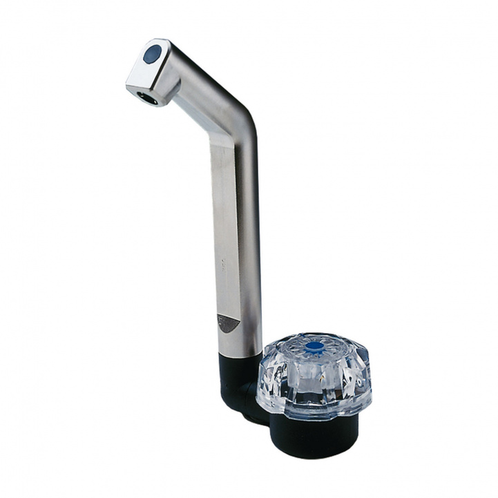 Reich Kran Luxus Sølv/Matt Kaldvann Slangnippel i gruppen Vann & Sanitær / Vann / Vannkraner / Kaldtvannskraner hos Campmarket (81043)