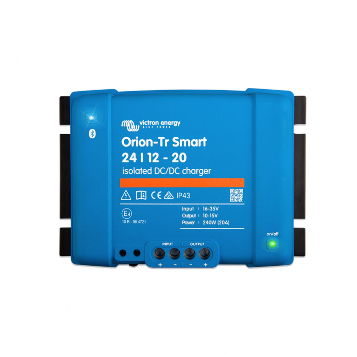 DC/DC-lader Victron Orion-Tr Smart 24/12-20A (240W) isolert i gruppen Campingvogn & Bobilt / Elektronikk / Batterier & Omformere / Batterilader hos Campmarket (81185)