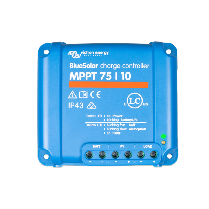 Solcelle regulator Victron BlueSolar MPPT 75/10 i gruppen Campingvogn & Bobilt / Elektronikk / Solpaneler / Solcelleregulatorer / MPPT hos Campmarket (81218)