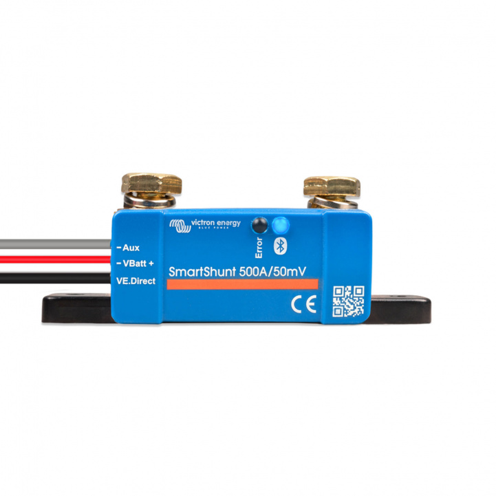 Victron SmartShunt 500A/50mV IP65 i gruppen Campingvogn & Bobilt / Elektronikk / Batterier & Omformere / Energiovervåking hos Campmarket (81246)