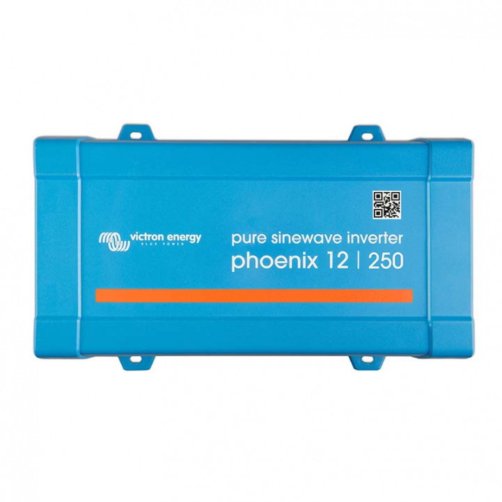 Victron Inverter Phoenix 12/250 230V VE.Direct Schuko i gruppen Campingvogn & Bobilt / Elektronikk / Batterier & Omformere / Inverter & Omformer hos Campmarket (81296)