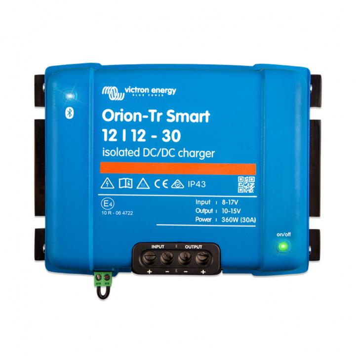 Victron DC/DC-lader Orion-Tr Smart 12/12-30A (360W) Isolert i gruppen Campingvogn & Bobilt / Elektronikk / Batterier & Omformere / Batterilader hos Campmarket (81319)