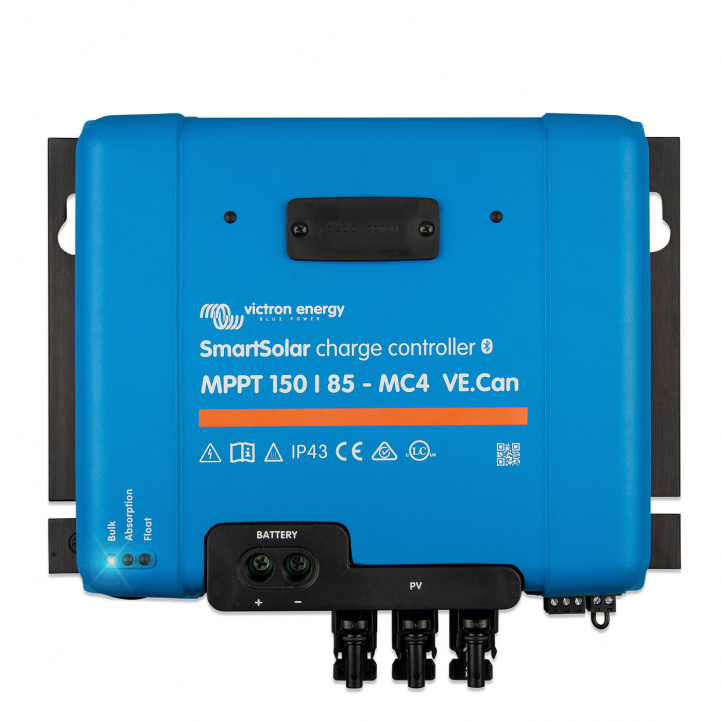 Solcelle-regulator Victron SmartSolar MPPT 150/85-MC4 VE.Can i gruppen Campingvogn & Bobilt / Elektronikk / Solpaneler / Solcelleregulatorer / MPPT hos Campmarket (81351)