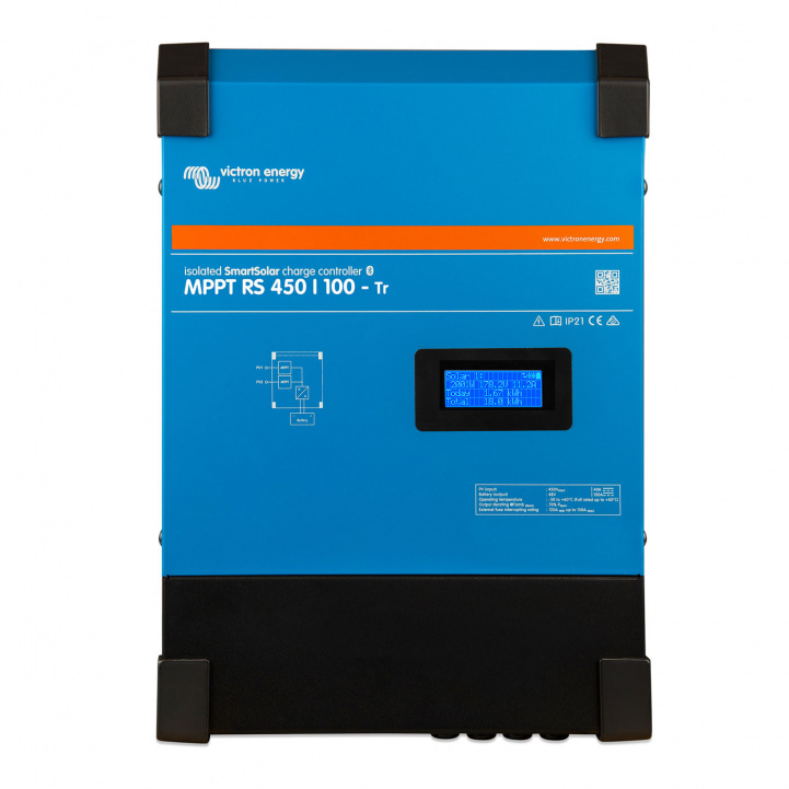 Solcelle-regulator Victron SmartSolar MPPT RS 450/100-MC4 i gruppen Campingvogn & Bobilt / Elektronikk / Solpaneler / Solcelleregulatorer / MPPT hos Campmarket (81353)