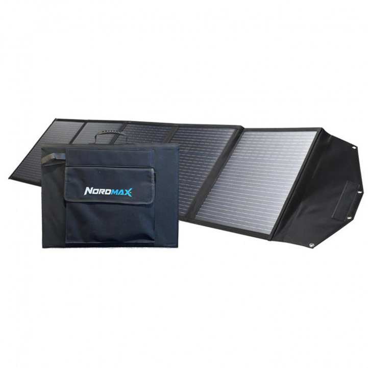 Nordmax Bærbart Solcellepanel 200W i gruppen Campingvogn & Bobilt / Elektronikk / Solpaneler hos Campmarket (81456)