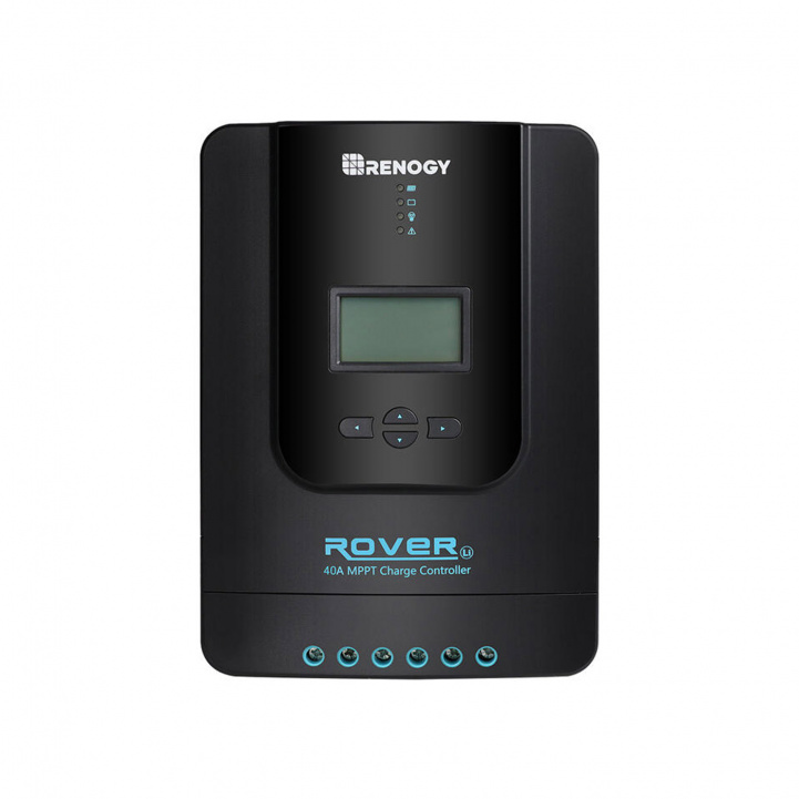 Renogy Rover Li 40A MPPT i gruppen Campingvogn & Bobilt / Elektronikk / Solpaneler / Solcelleregulatorer / MPPT hos Campmarket (81457)
