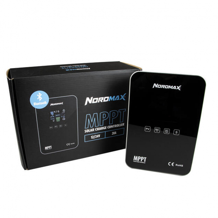 Nordmax MPPT Regulator 20A i gruppen Campingvogn & Bobilt / Elektronikk / Solpaneler / Solcelleregulatorer / MPPT hos Campmarket (81466)