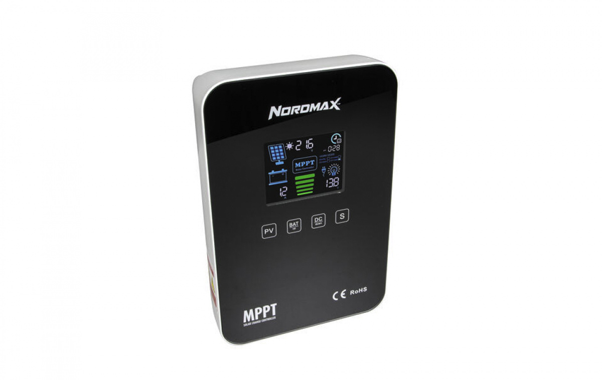 Nordmax MPPT Regulator 20A i gruppen Campingvogn & Bobilt / Elektronikk / Solpaneler / Solcelleregulatorer / MPPT hos Campmarket (81466)